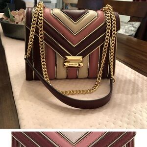 Elegant Multicolor Chain Strap Bag